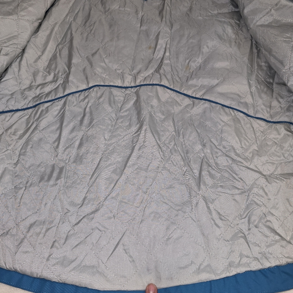 Free Country Blue and White Ski Jacket Shell - Picture 5 of 6